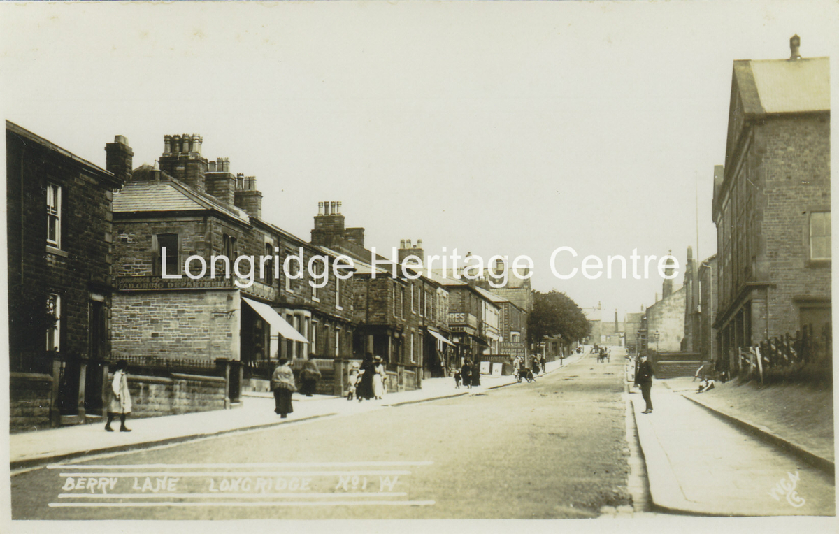 107B - Berry Lane - View uphill from Humber Street - 1900